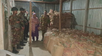 Army recovers 5,500 kg of government rice in Sirajganj